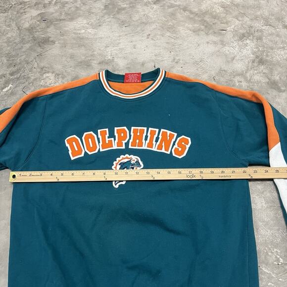 Miami Dolphins NFL On Friend Throwback Sweater Size Medium NFL Tag - Picture 3 of 7